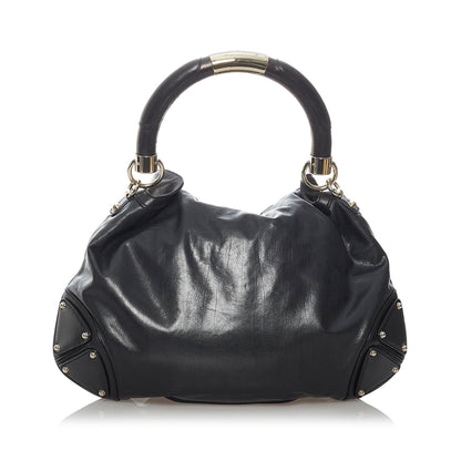 Gucci Bamboo Indy Leather Satchel (SHG-29790)