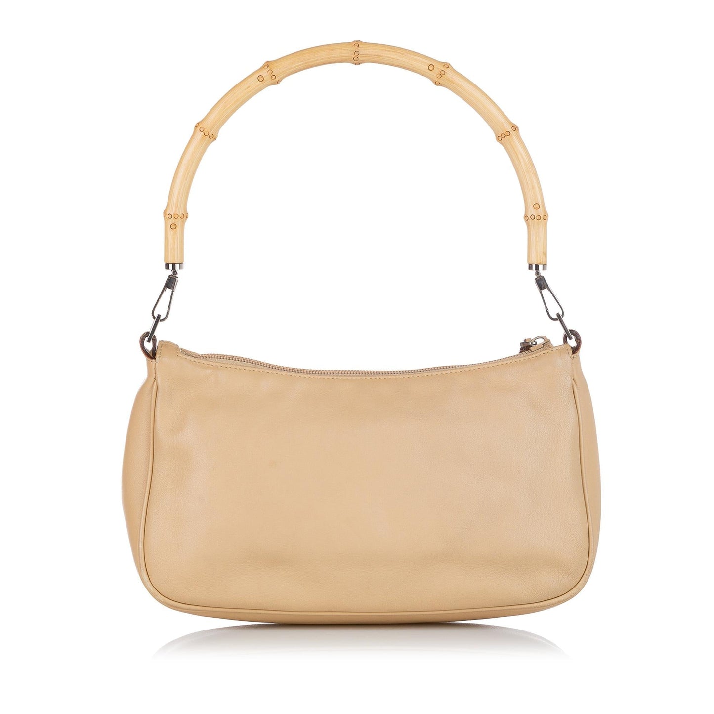 Gucci Bamboo Leather Baguette (SHG-23446)