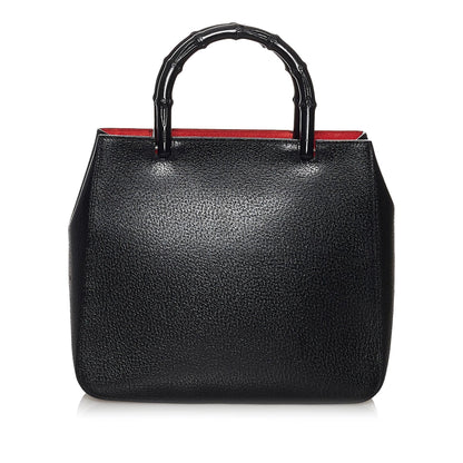 Gucci Bamboo Leather Handbag (SHG-29863)