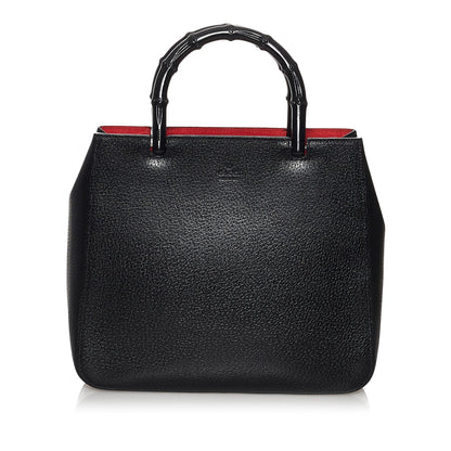 Gucci Bamboo Leather Handbag (SHG-29863)