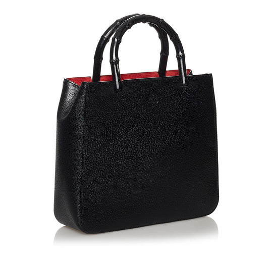 Gucci Bamboo Leather Handbag (SHG-29863)