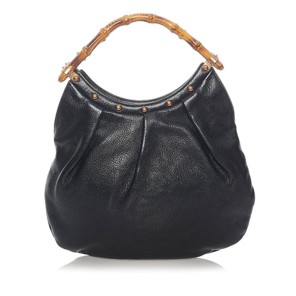 Gucci Bamboo Leather Handbag (SHG-30500)