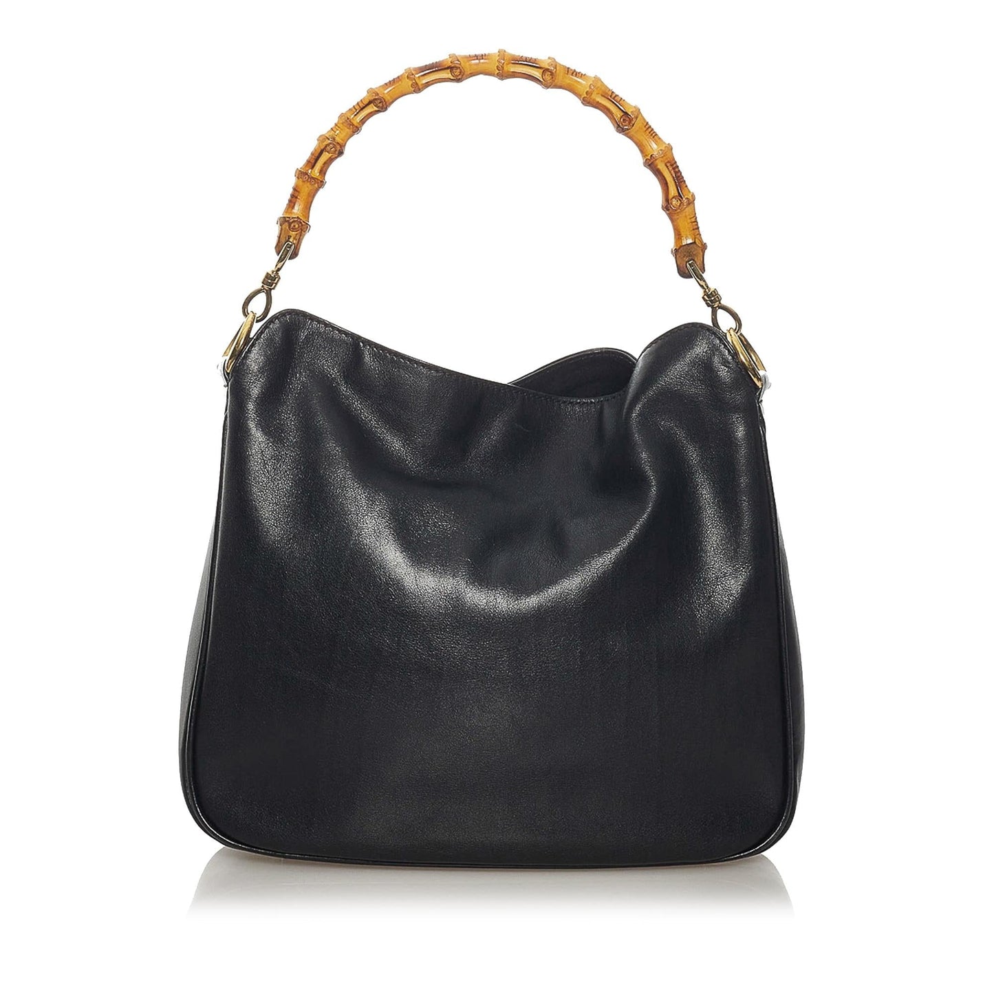 Gucci Bamboo Leather Satchel (SHG-29138)