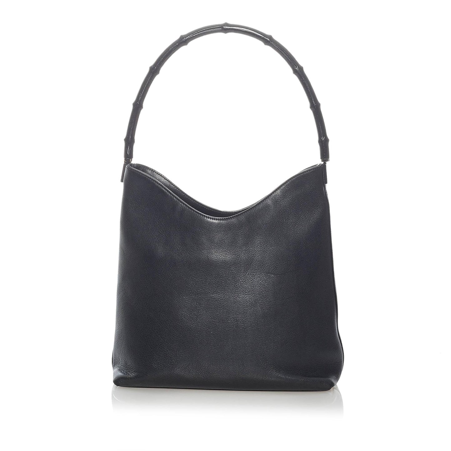 Gucci Bamboo Leather Shoulder Bag (SHG-30827)