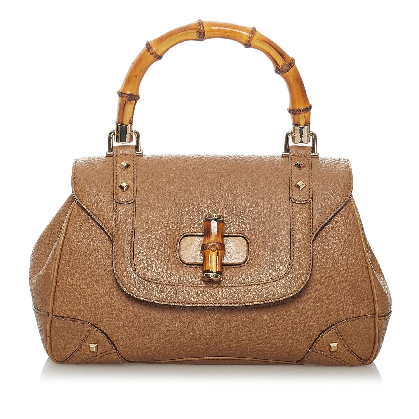 Gucci Bamboo Night Leather Handbag (SHG-29106)