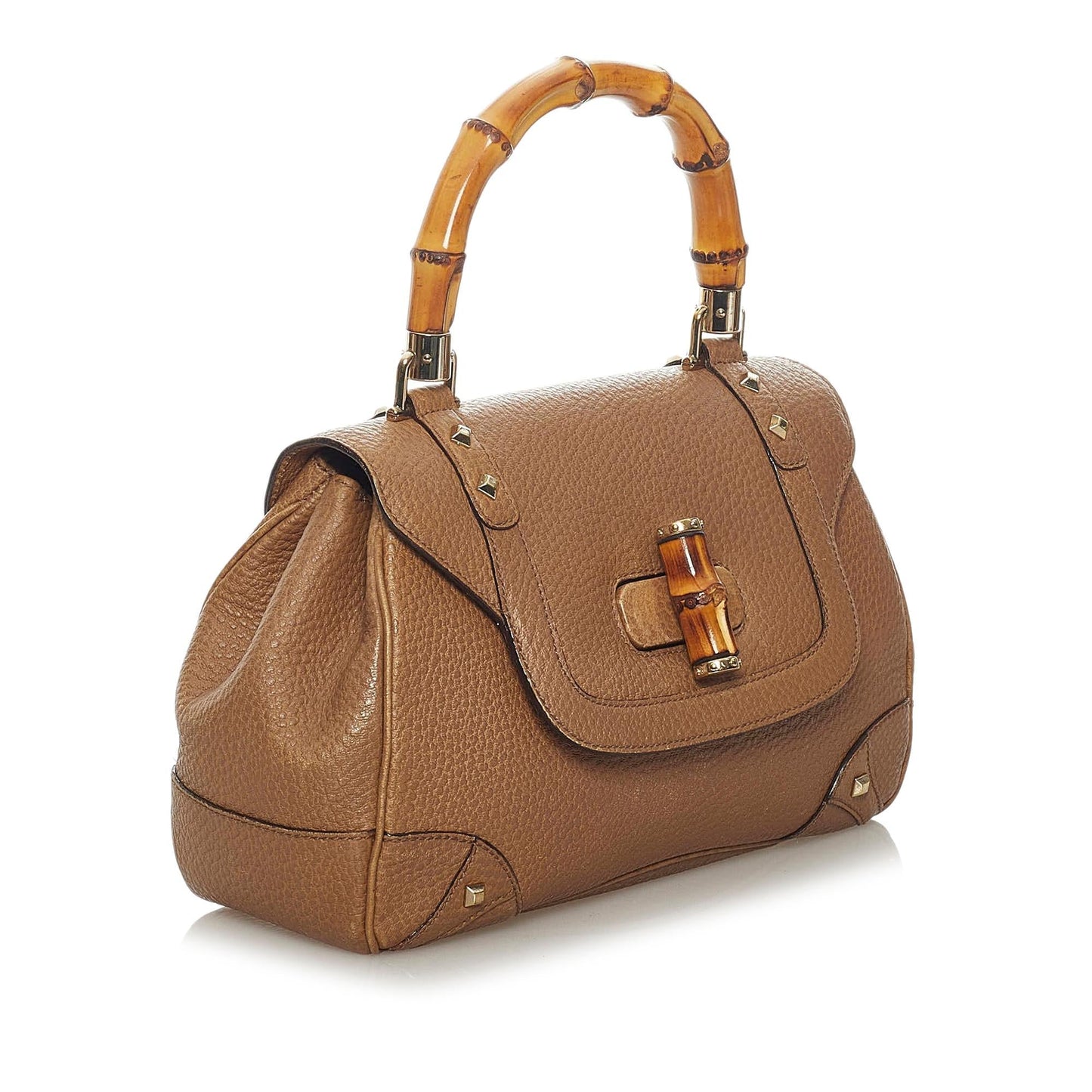 Gucci Bamboo Night Leather Handbag (SHG-29106)