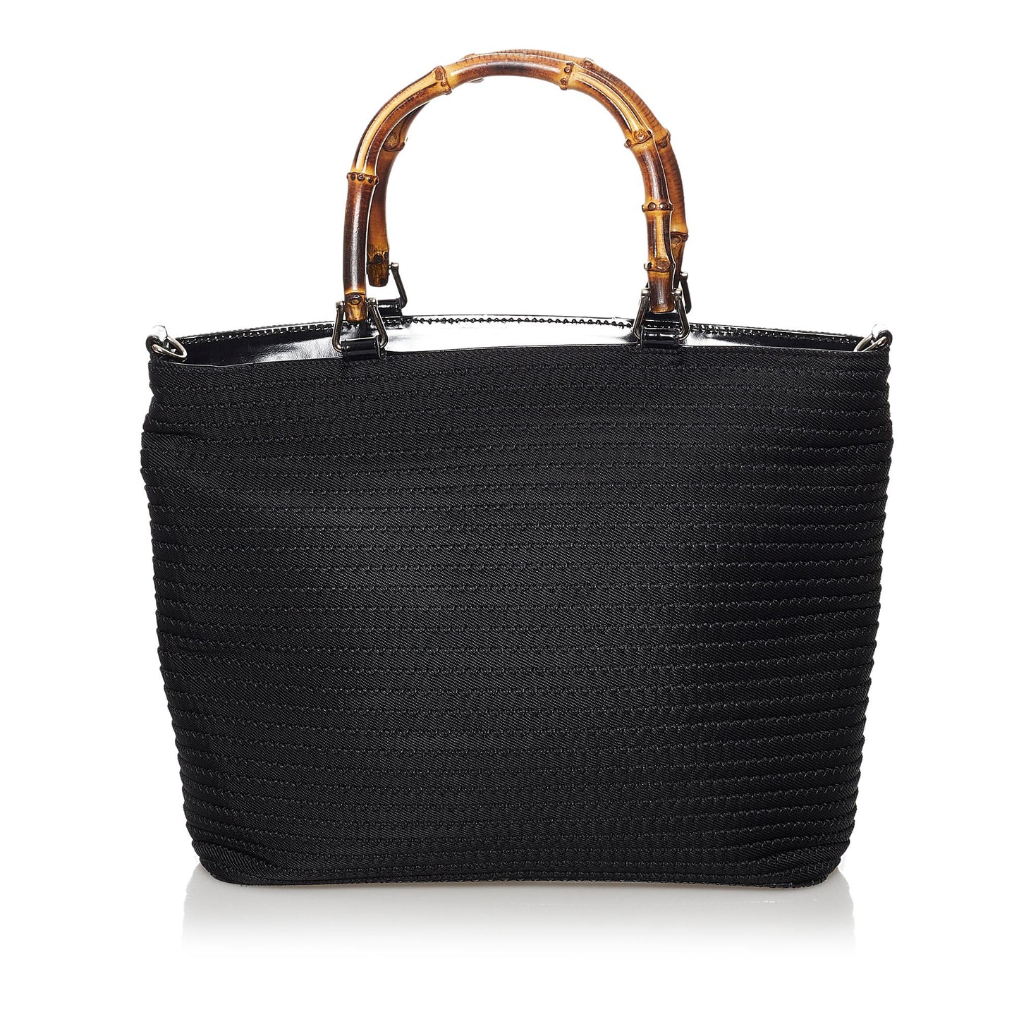 Gucci Bamboo Nylon Satchel (SHG-31009)
