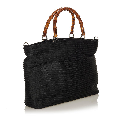 Gucci Bamboo Nylon Tote Bag (SHG-29168)