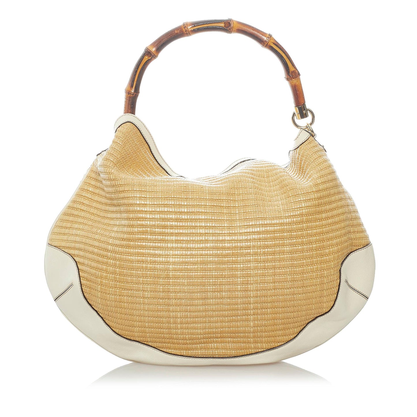 Gucci Bamboo Peggy Raffia Satchel (SHG-31391)