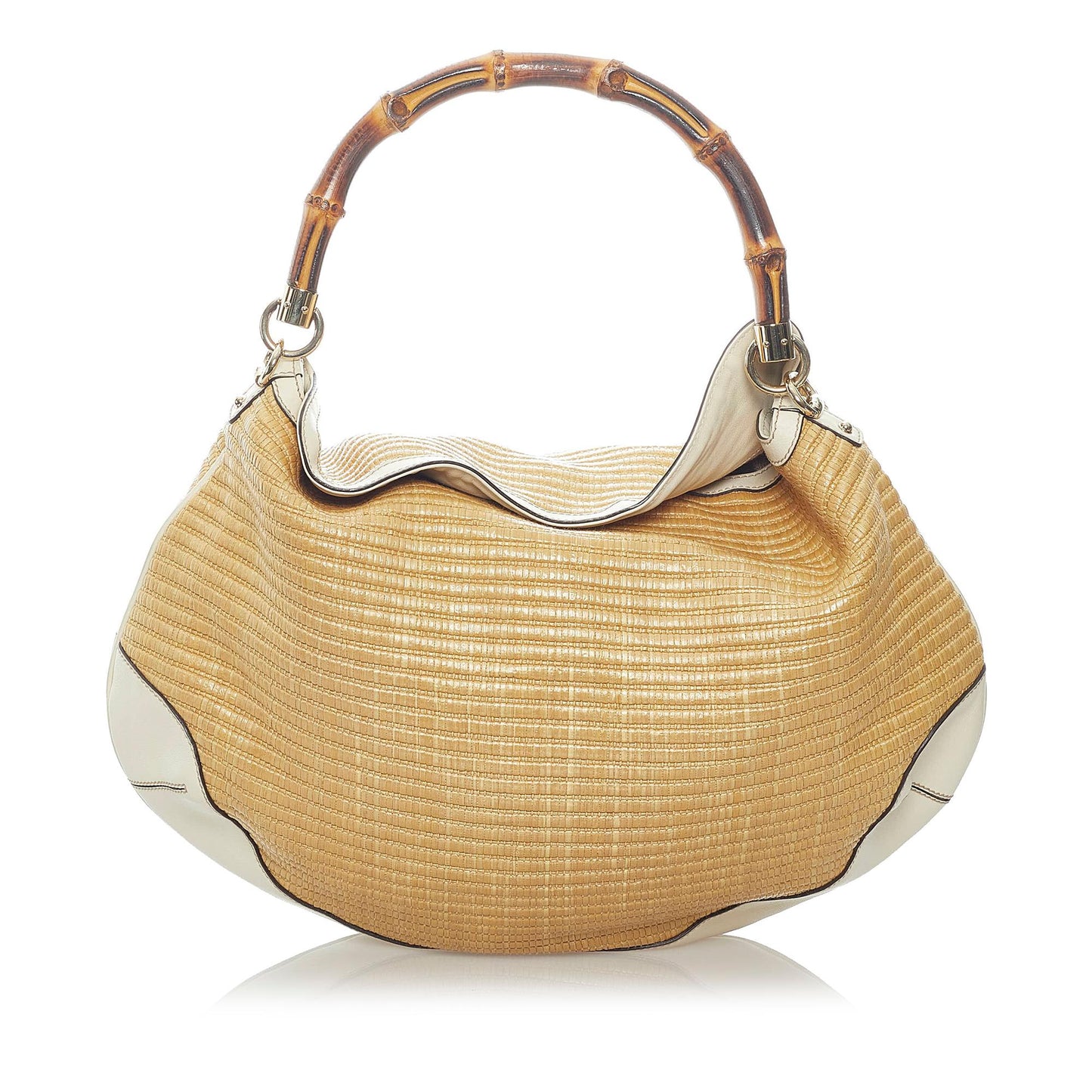 Gucci Bamboo Peggy Raffia Satchel (SHG-31391)