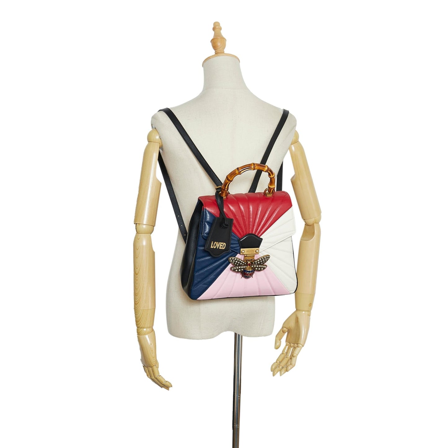 Gucci Bamboo Queen Margaret Backpack (SHG-WhMd0R)