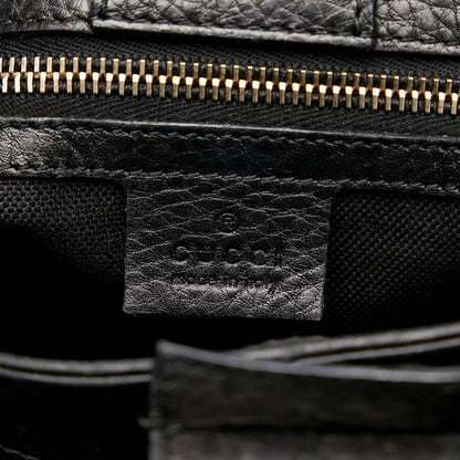 Gucci Bamboo Shopper Leather Handbag (SHG-29375)