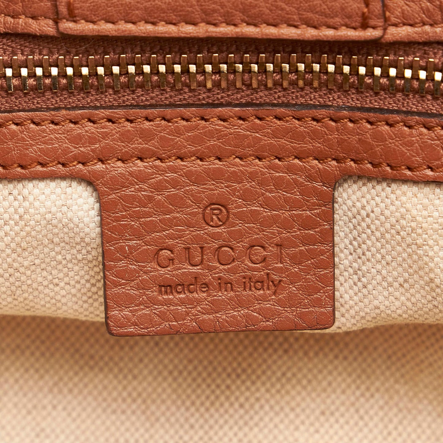Gucci Bamboo Shopper Leather Handbag (SHG-29994)