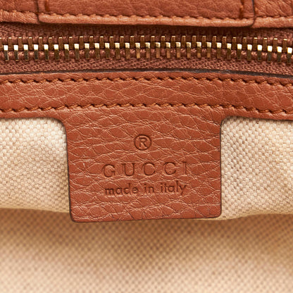 Gucci Bamboo Shopper Leather Handbag (SHG-29994)