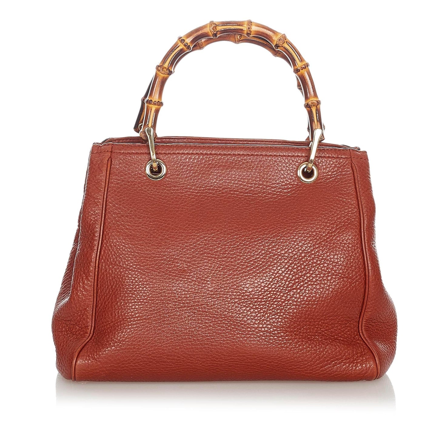 Gucci Bamboo Shopper Leather Satchel (SHG-22806)