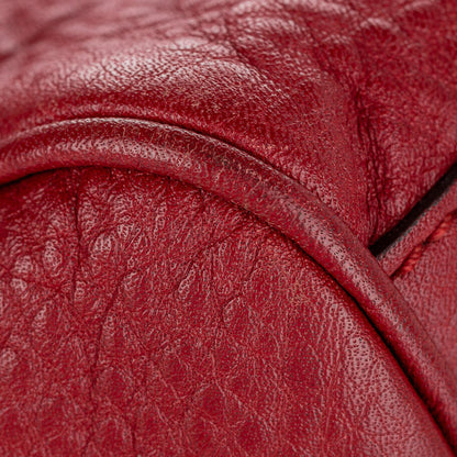 Gucci Bamboo Shopper Leather Satchel (SHG-23442)
