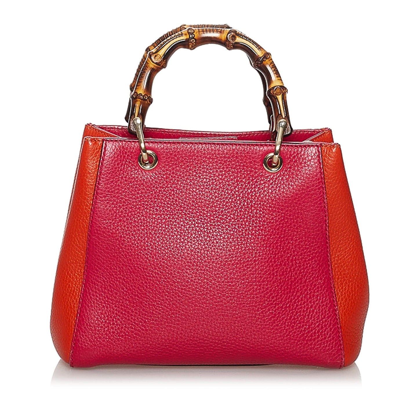 Gucci Bamboo Shopper Leather Satchel (SHG-29723)