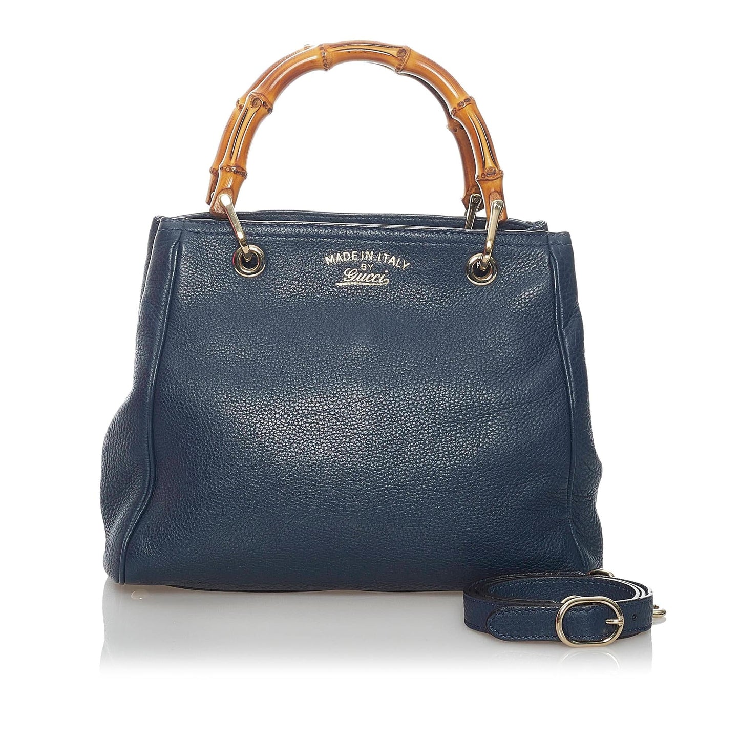 Gucci Bamboo Shopper Leather Satchel (SHG-29905)