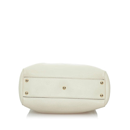 Gucci Bamboo Shopper Leather Satchel (SHG-30082)