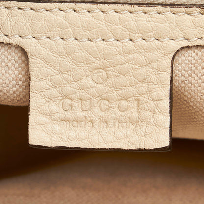 Gucci Bamboo Shopper Leather Satchel (SHG-30082)