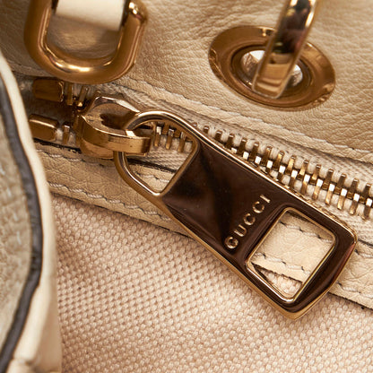 Gucci Bamboo Shopper Leather Satchel (SHG-30082)