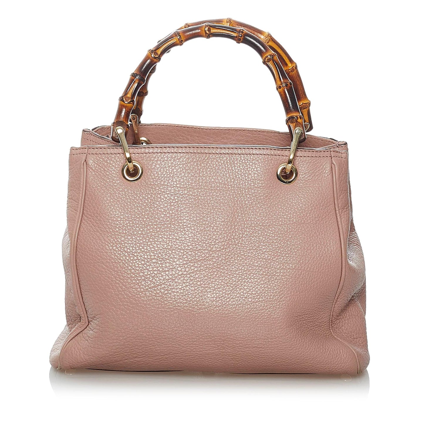 Gucci Bamboo Shopper Leather Satchel (SHG-30161)