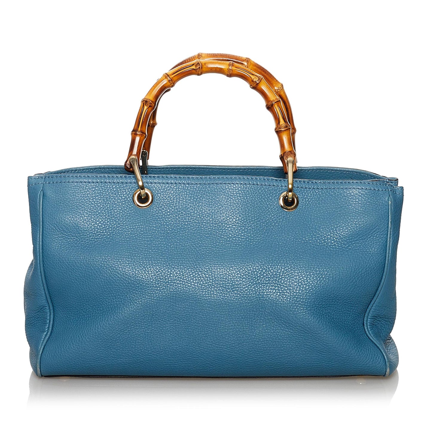 Gucci Bamboo Shopper Leather Satchel (SHG-30162)