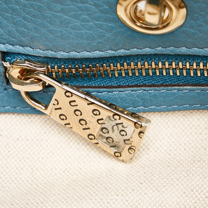 Gucci Bamboo Shopper Leather Satchel (SHG-30162)