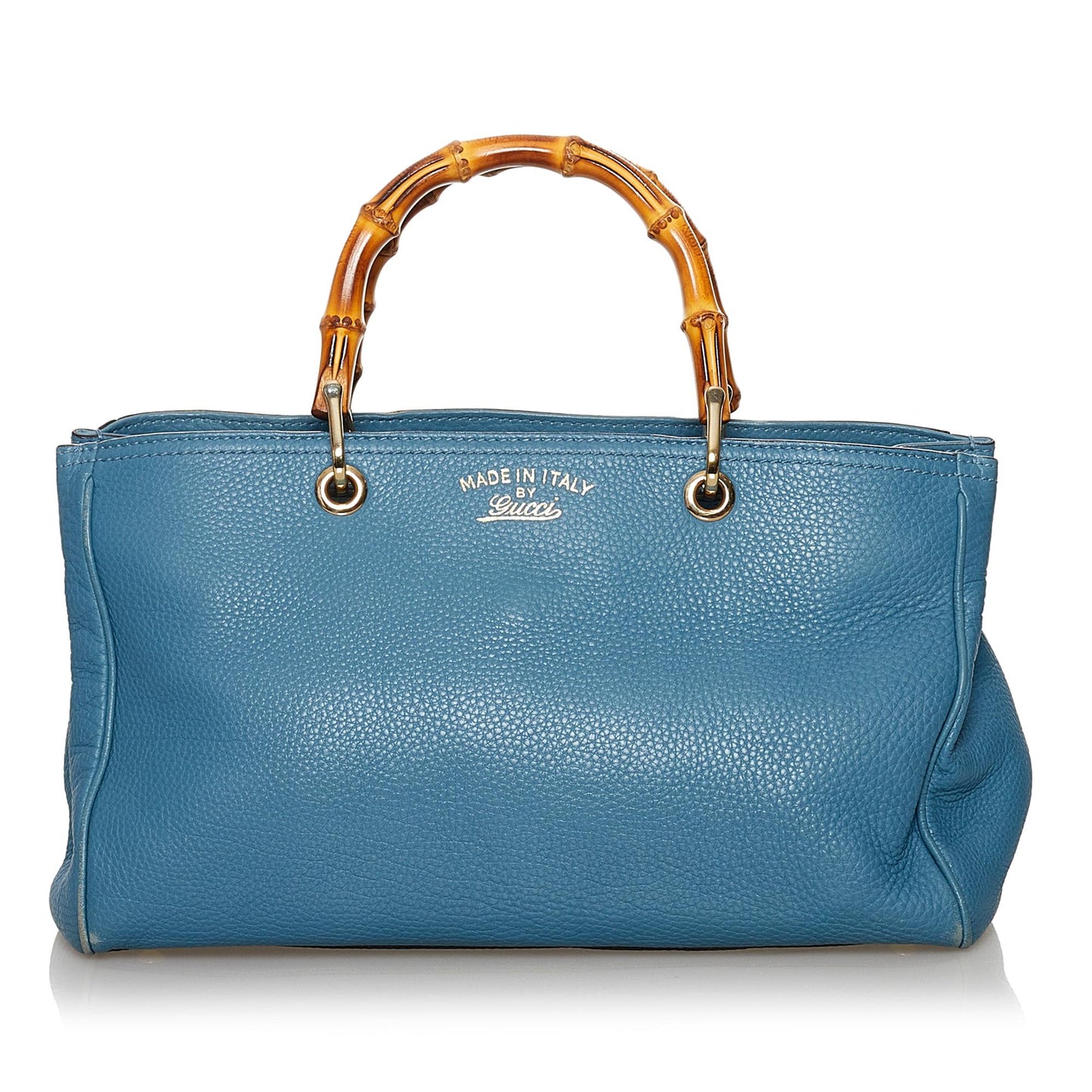 Gucci Bamboo Shopper Leather Satchel (SHG-30162)