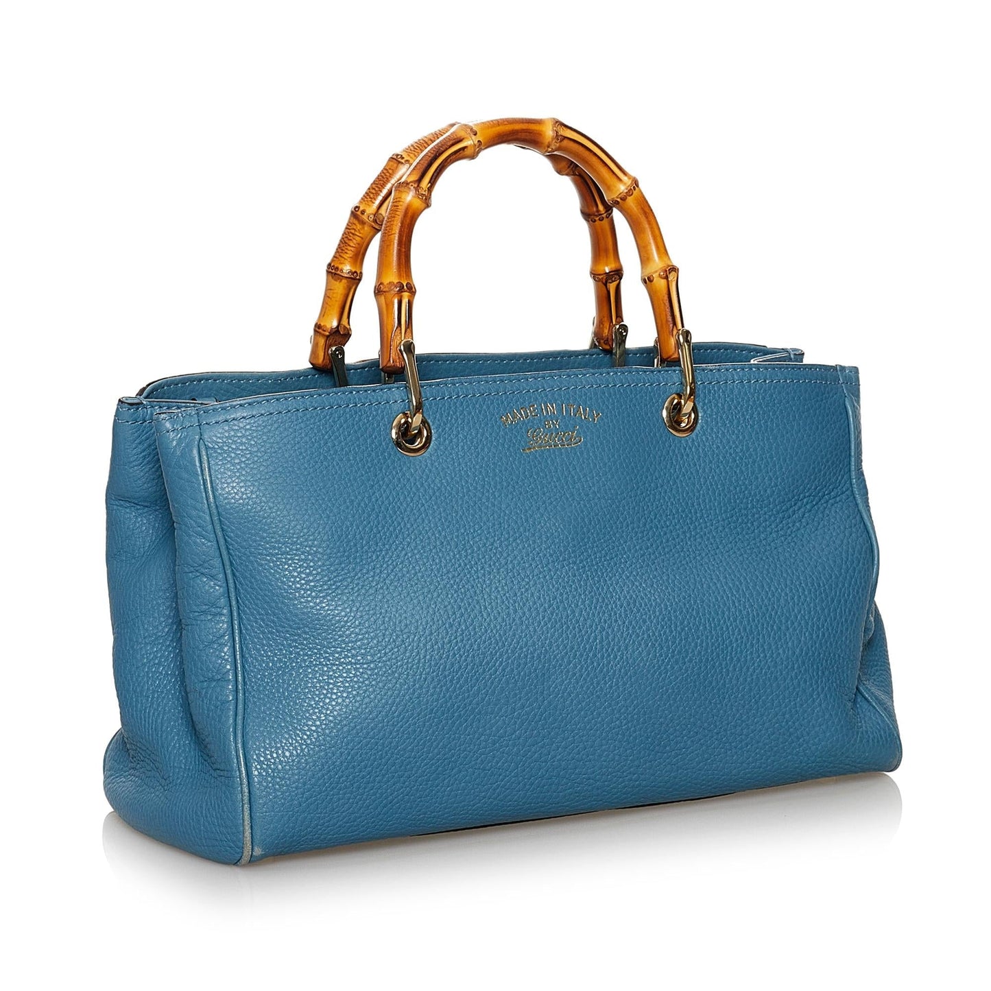 Gucci Bamboo Shopper Leather Satchel (SHG-30162)