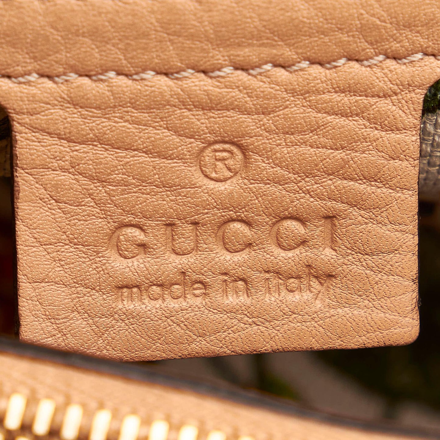 Gucci Bamboo Shopper Leather Satchel (SHG-30256)