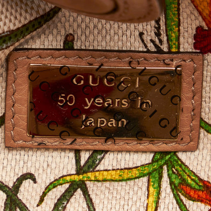 Gucci Bamboo Shopper Leather Satchel (SHG-30256)