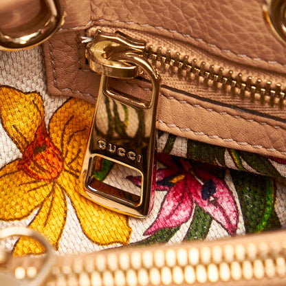 Gucci Bamboo Shopper Leather Satchel (SHG-30256)