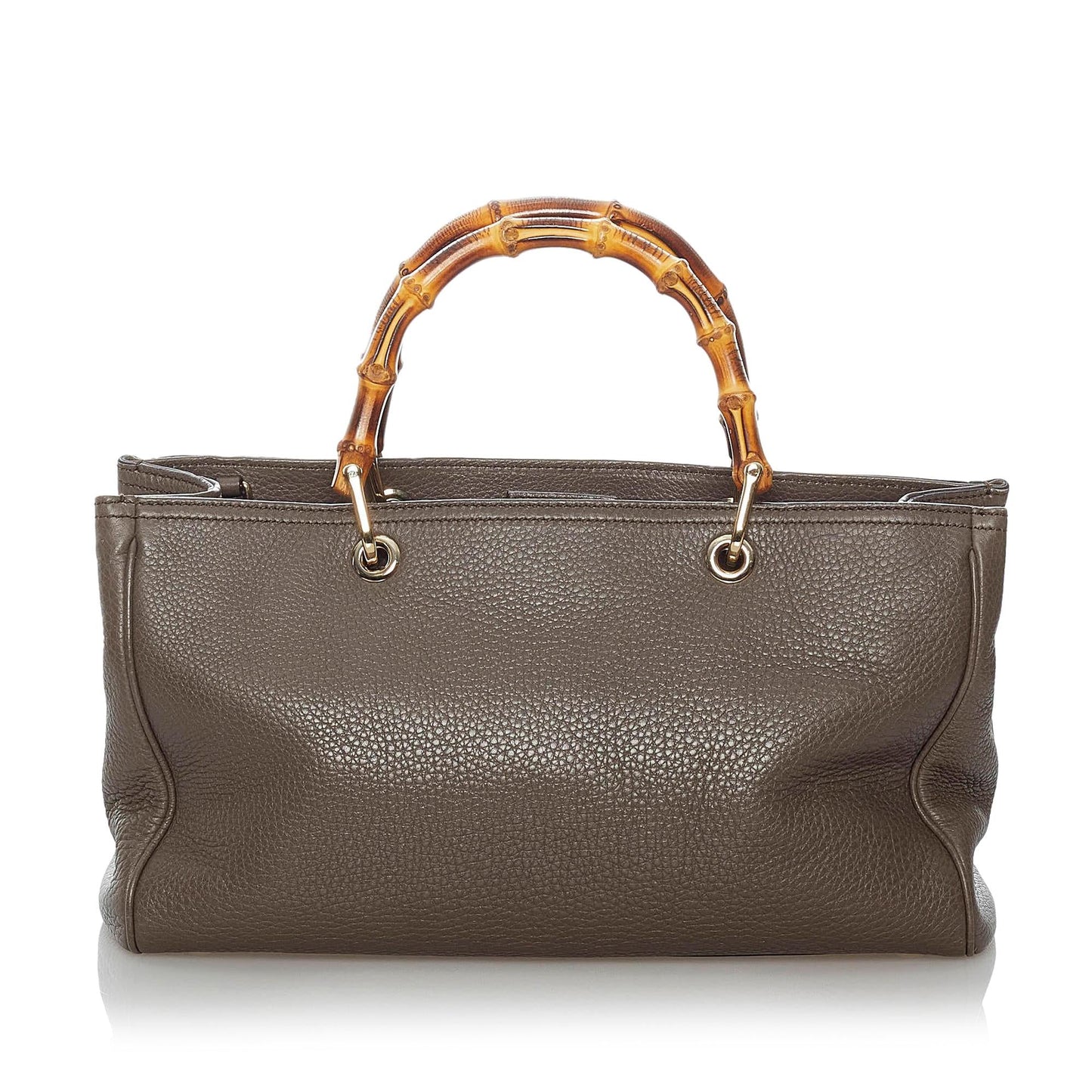 Gucci Bamboo Shopper Leather Satchel (SHG-30317)