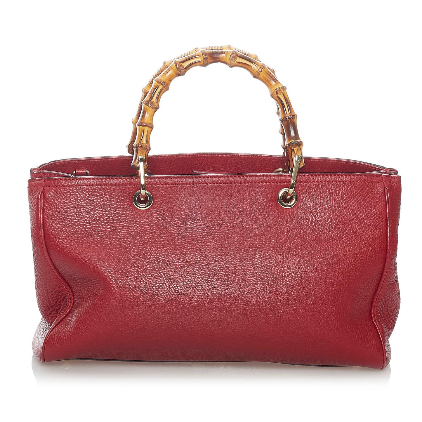 Gucci Bamboo Shopper Leather Satchel (SHG-30574)