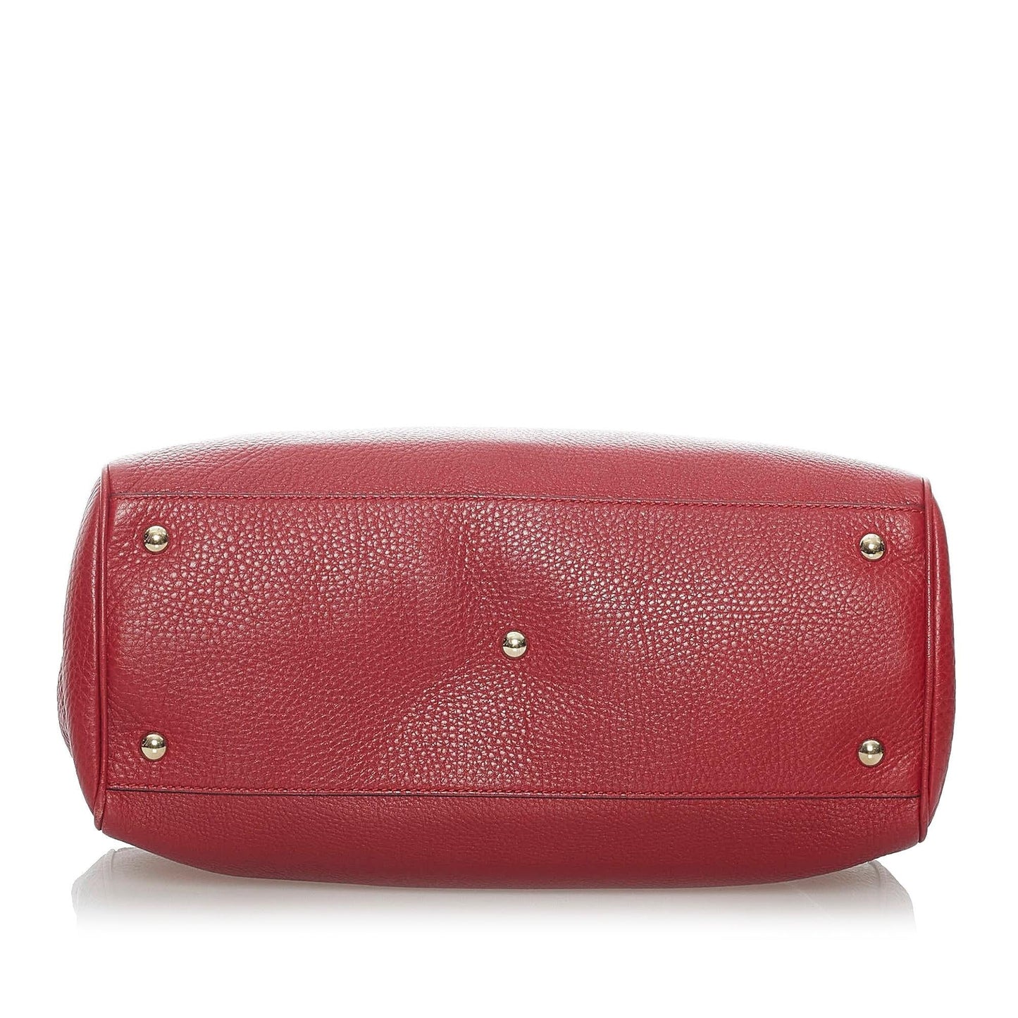 Gucci Bamboo Shopper Leather Satchel (SHG-30574)