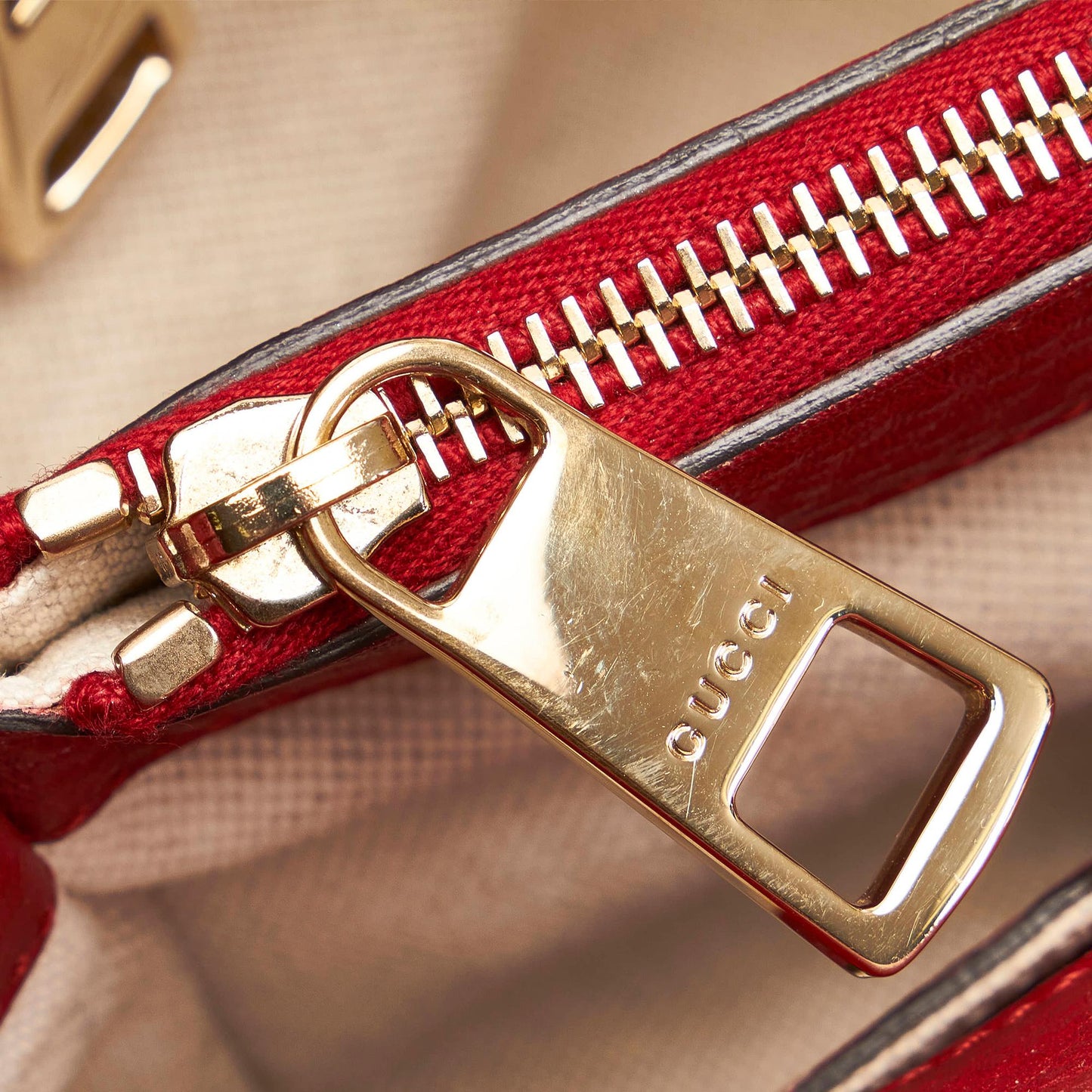 Gucci Bamboo Shopper Leather Satchel (SHG-30574)