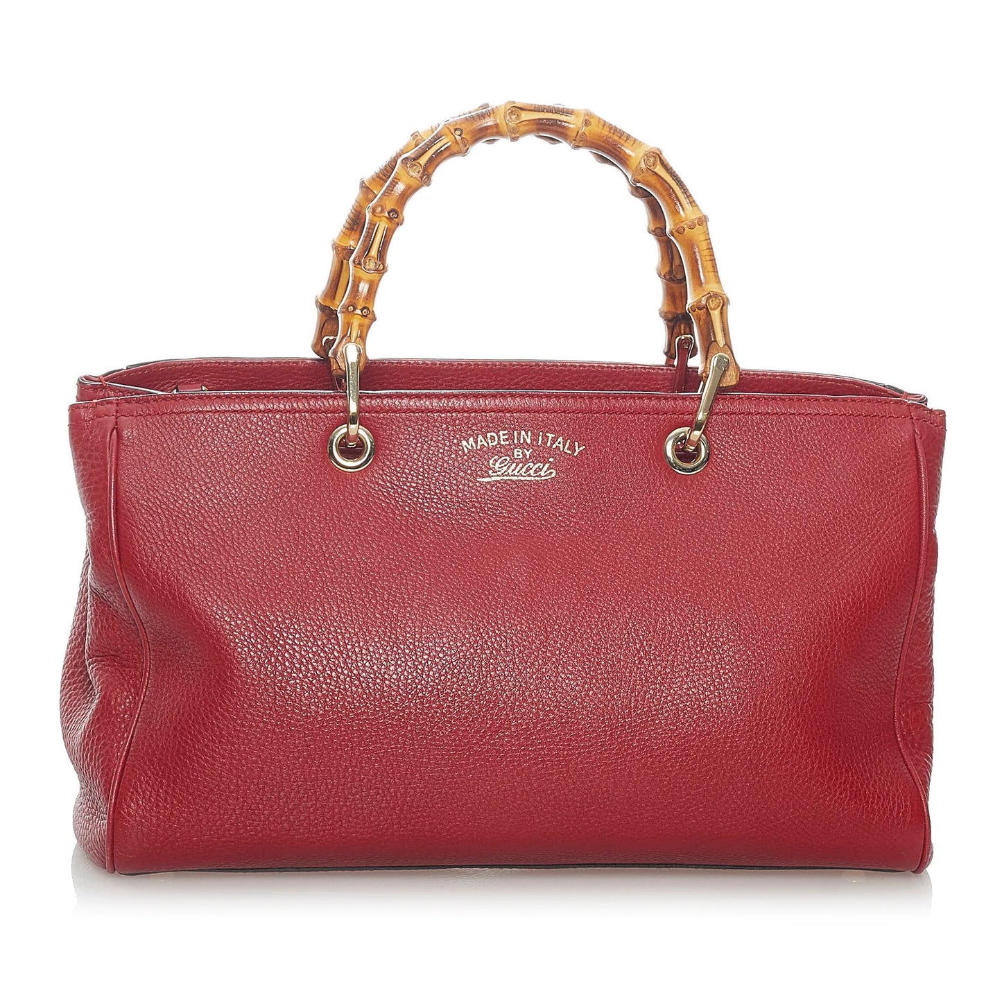 Gucci Bamboo Shopper Leather Satchel (SHG-30574)