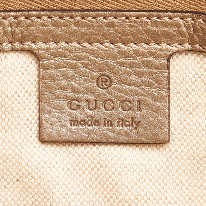 Gucci Bamboo Shopper Leather Satchel (SHG-31045)
