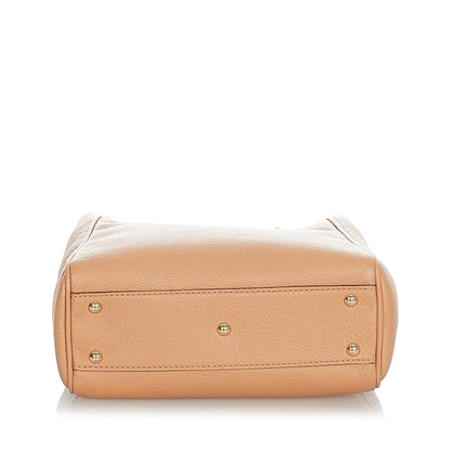 Gucci Bamboo Shopper Leather Satchel (SHG-31060)