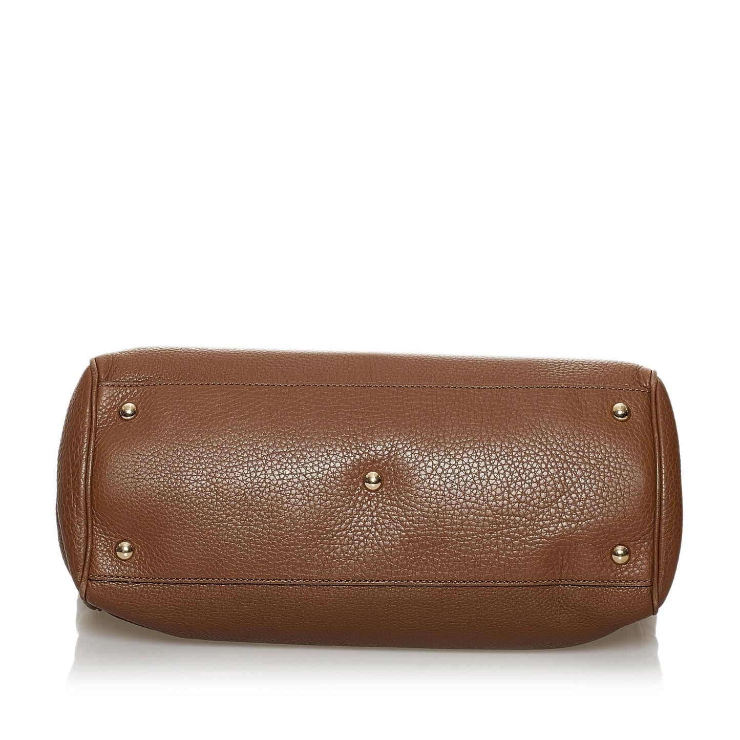 Gucci Bamboo Shopper Leather Satchel (SHG-31103)
