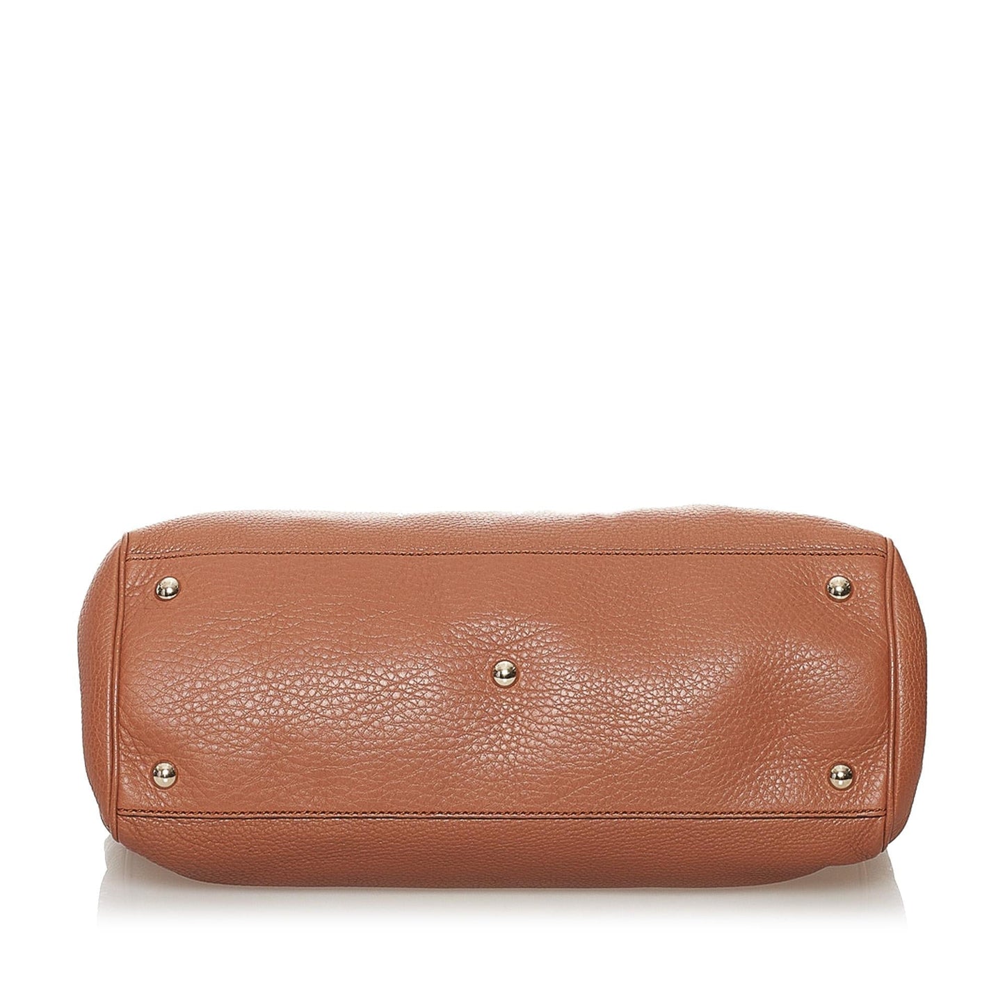 Gucci Bamboo Shopper Leather Satchel (SHG-31354)