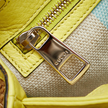 Gucci Bamboo Shopper Raffia Satchel (SHG-PexXRK)