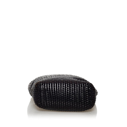 Gucci Bamboo Weaved Leather Shoulder Bag (SHG-31075)