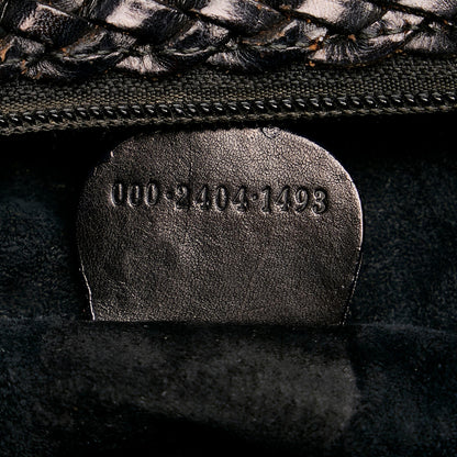 Gucci Bamboo Weaved Leather Shoulder Bag (SHG-31075)