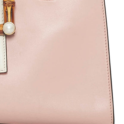 Gucci Bamboo Web Leather Satchel (SHG-29875)