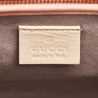 Gucci Bamboo Web Leather Satchel (SHG-29875)