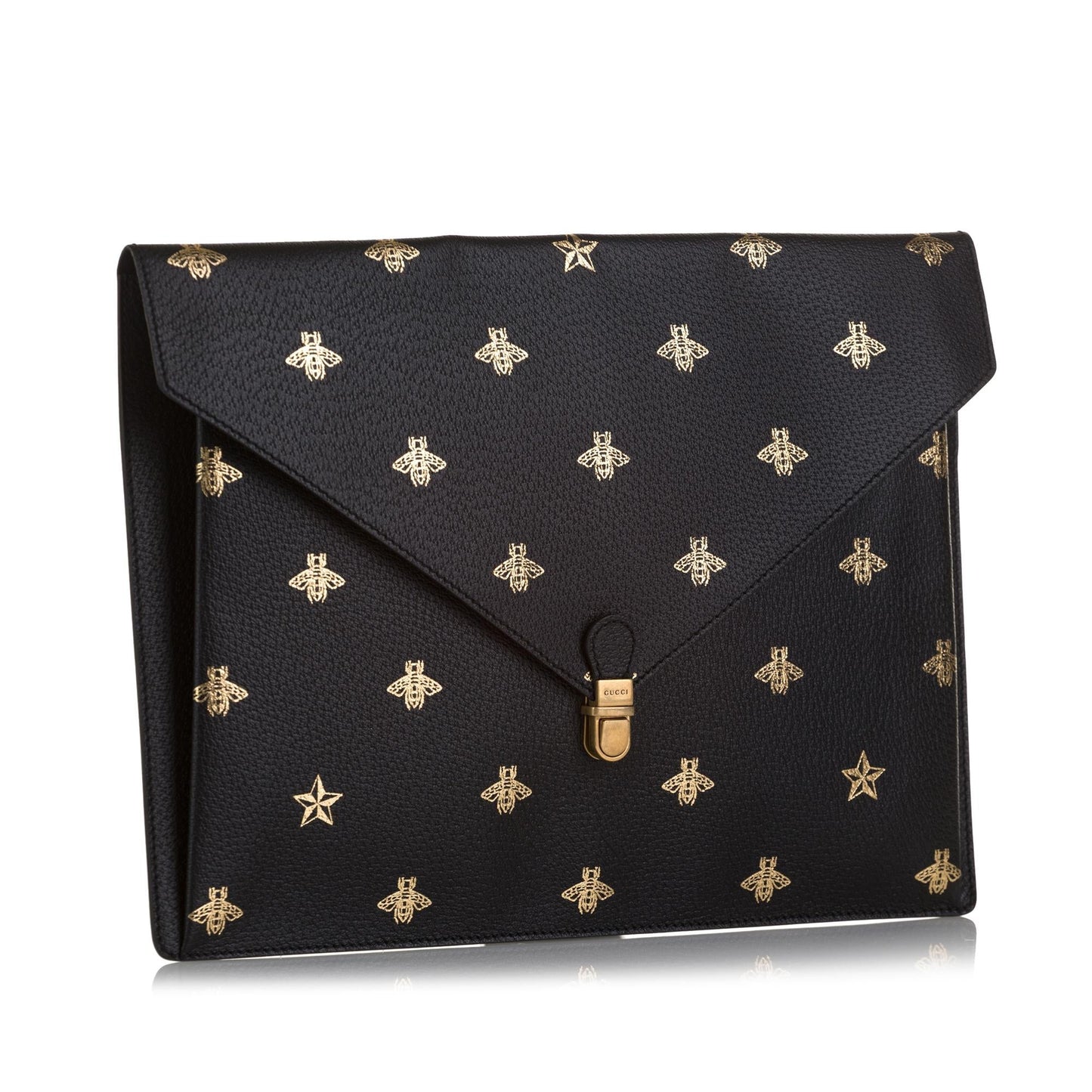 Gucci Bee Star Envelope Portfolio (SHG-ssbcCg)