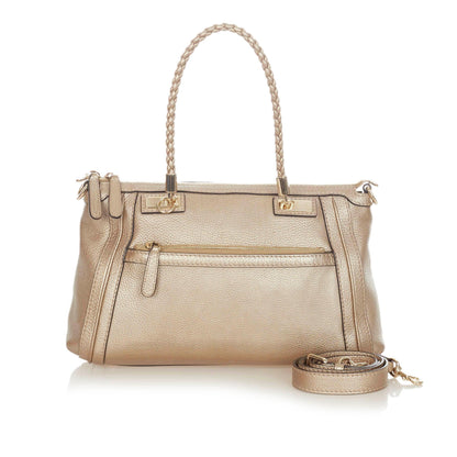 Gucci Bella Leather Satchel (SHG-20824)