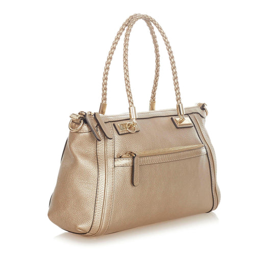 Gucci Bella Leather Satchel (SHG-20824)